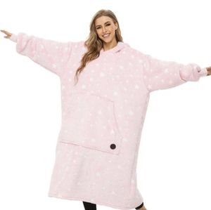 THREE POODLE Wearable Blanket Hoodie